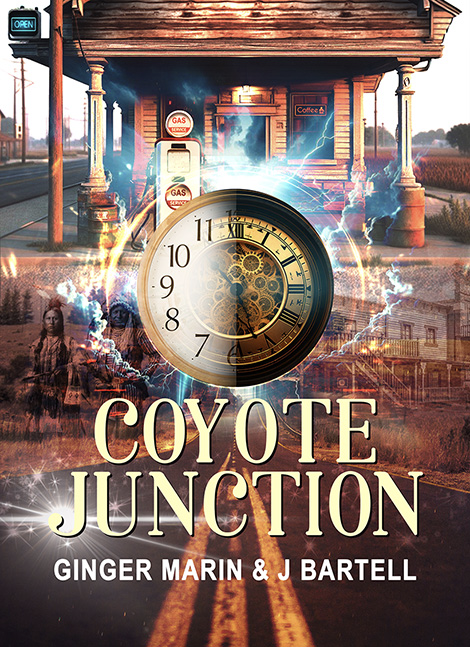 Book cover for Coyote Junction a coming of age action adventure book