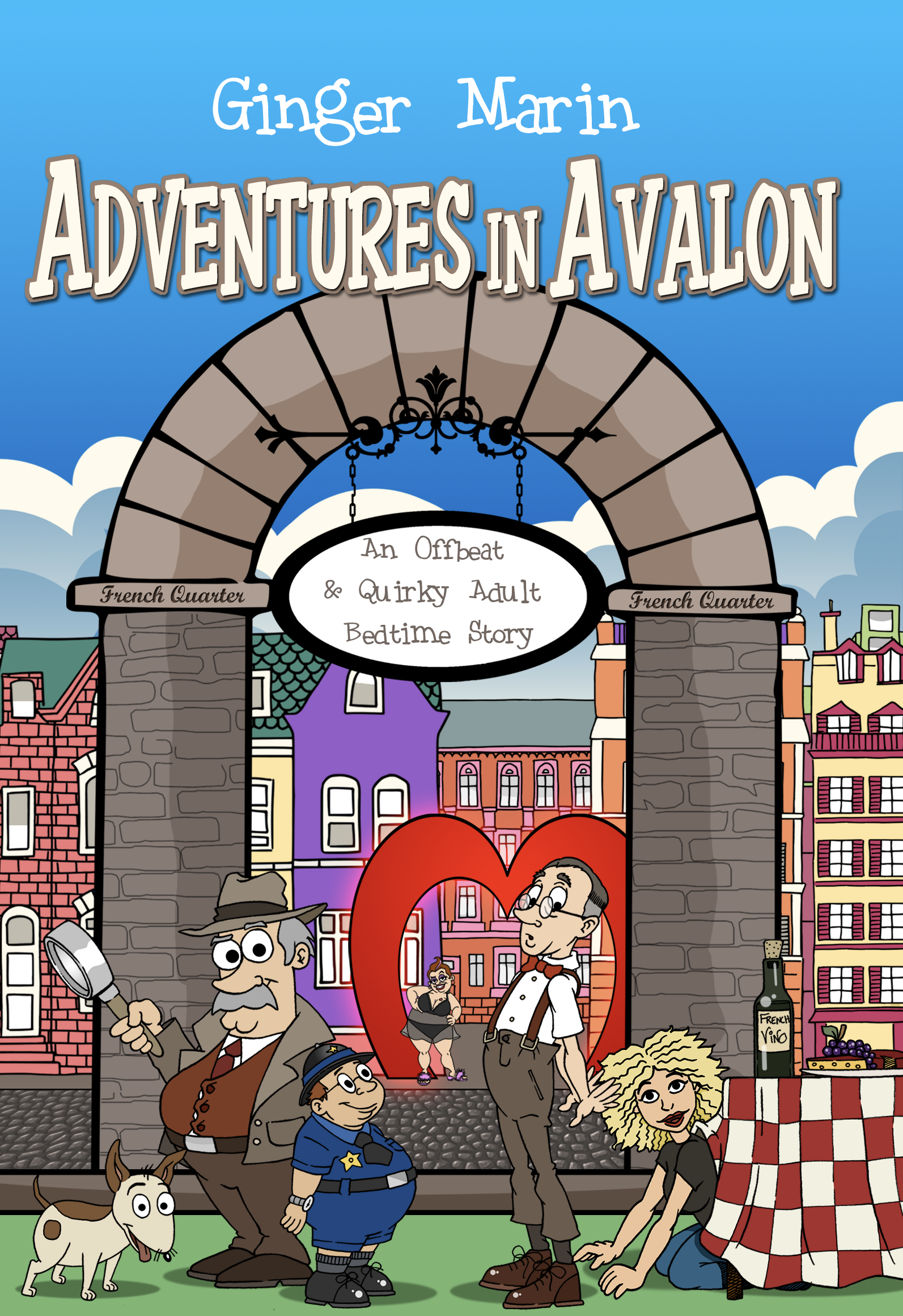 Book cover for Adventure in Avalon: An Offbeat & Quirky Adult Bedtime Story